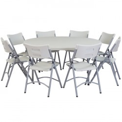 Round Table With 8 chairs