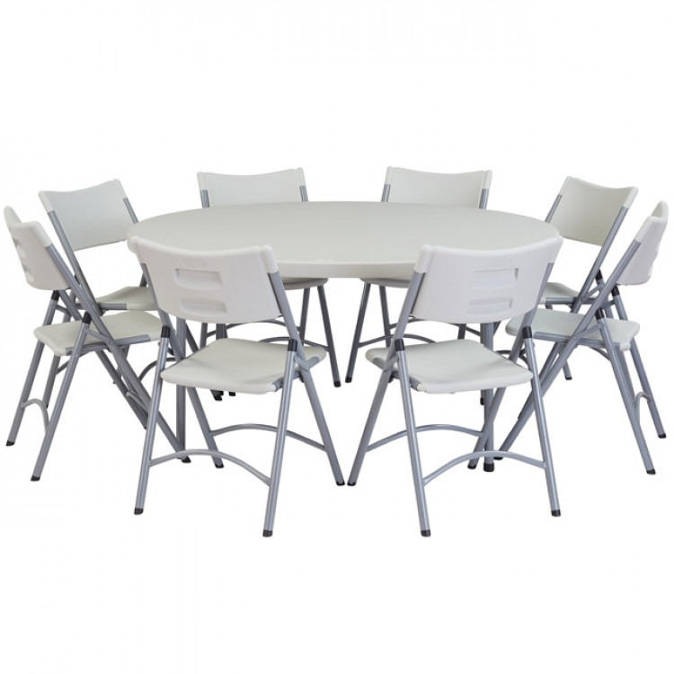 Round Table With 8 chairs